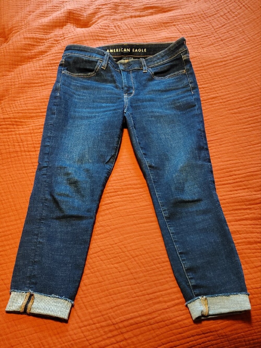 American Eagle Outfitters Women's Blue Stretch Slim Jeans